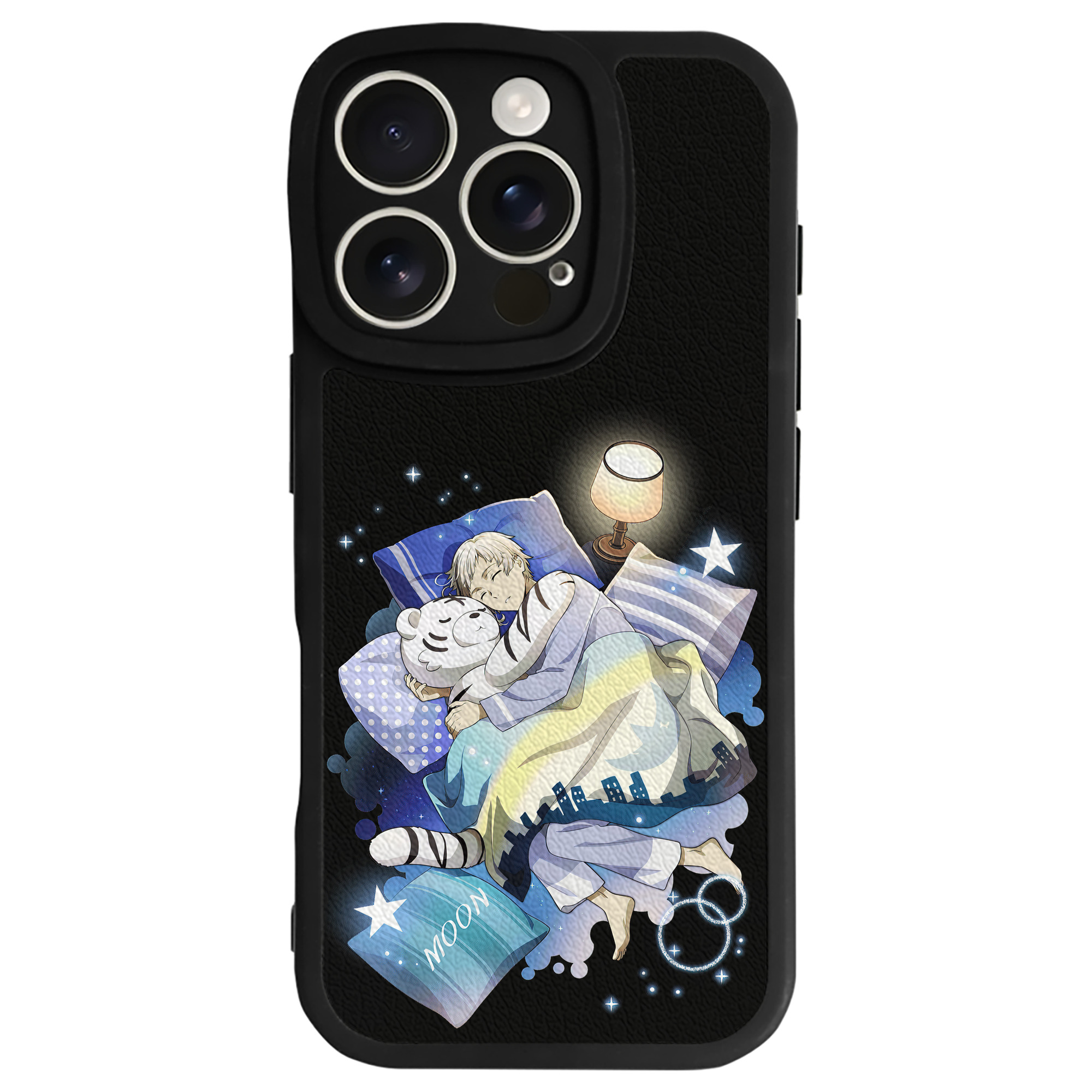 （画像用） 文豪ストレイドッグス Bungo Stray Dogs 【iPhone 16シリーズ対応】シリコンスマホケース（レザー調） 材質：シリコン